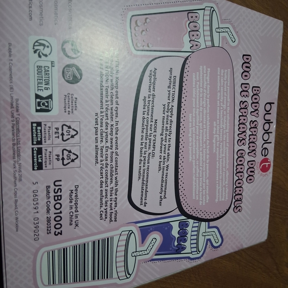 Boba Body Spray Duo - Purple and Green - Picture 2 of 4